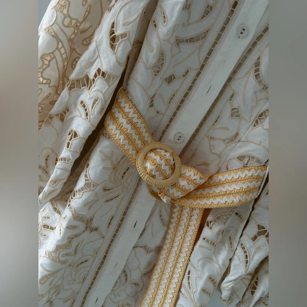 Zimmermann Lace Belted Mini Dress – Size 0 - Picture 5 of 8